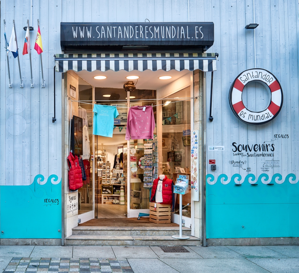 Tienda de regalos y souvenirs de Santander