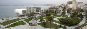Imagen Aérea del Centro Botín. Santander