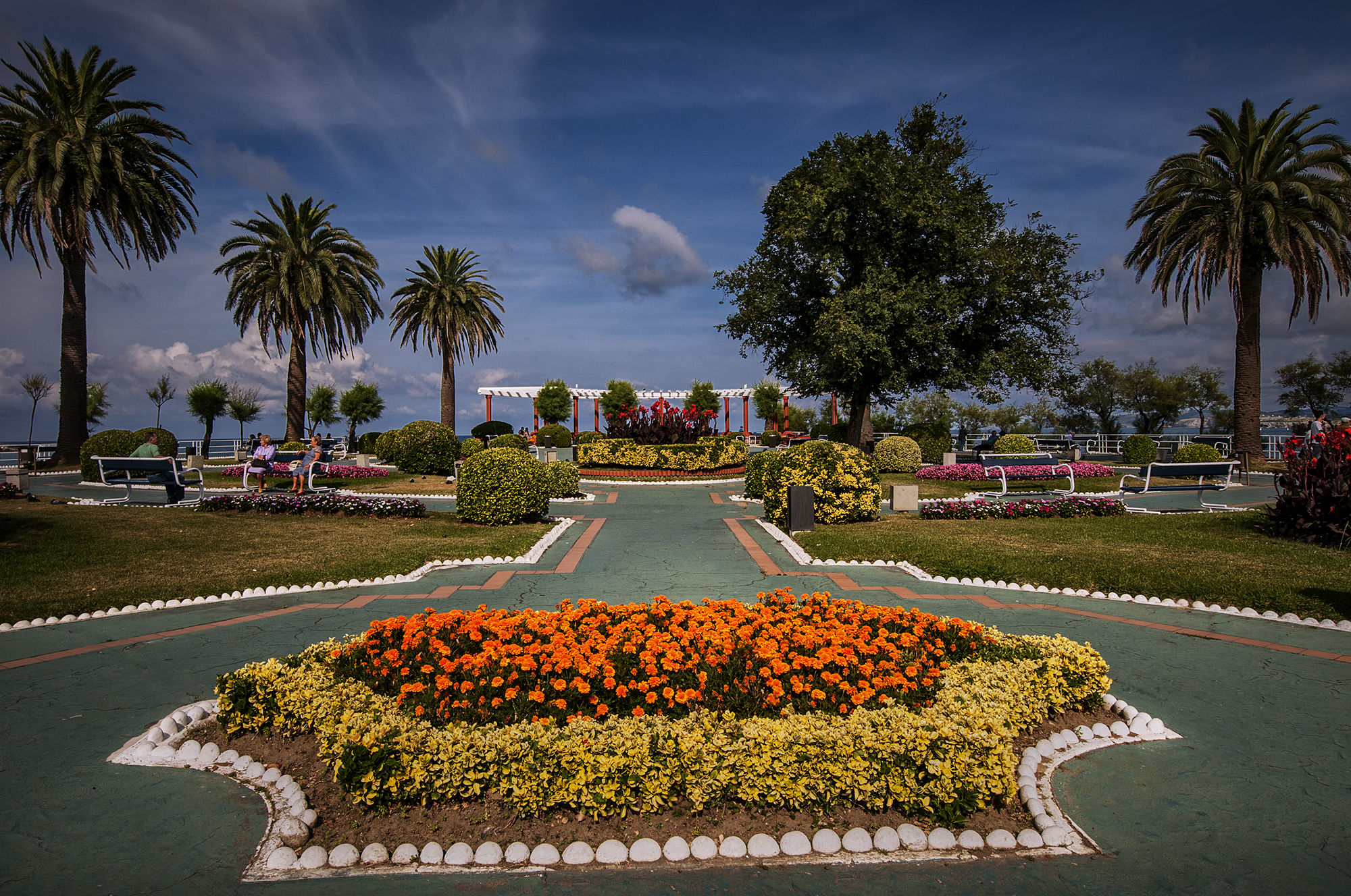 Imagen de los Jardines de Piquio en el Sardinero, Santander