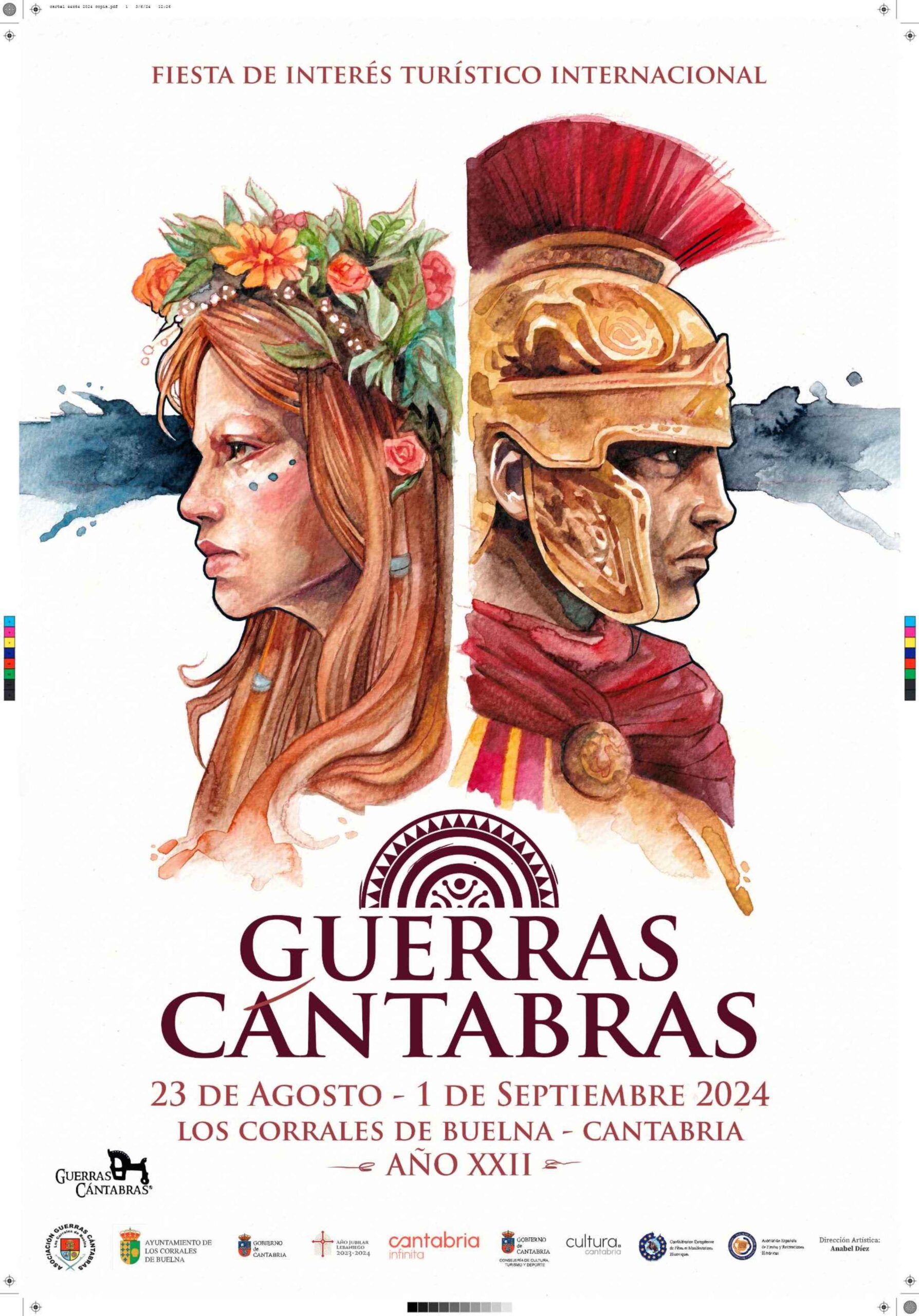 Cartel Guerras Cántabras 2024